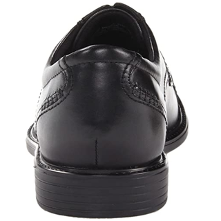 Clarks Quid Fargus Oxford 男款真皮休闲鞋 Black Leather US13