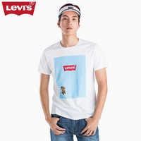 Levi's李维斯 美式复古运动系列男女同款梭织帽38021-0110Levis 白色 OS