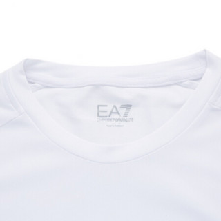 EA7  EMPORIO ARMANI 阿玛尼奢侈品20春夏男士针织T恤衫 3HPT32-PJ7EZ WHITE-1100 S