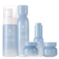 御泥坊 积雪草紧致修护化妆品护肤礼盒套装男女士(补水保氨基酸湿深层清洁洁面慕斯水精华乳液晒后修护)