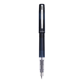 PLATINUM 白金 PPF-800钢笔PREFOUNTE学生用练字透明示范钢笔 石墨蓝 F尖