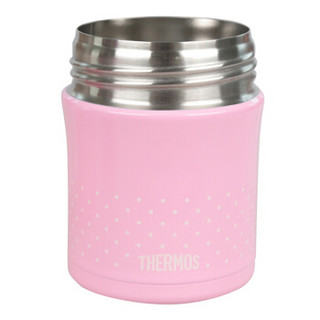 THERMOS 膳魔师 不锈钢保温杯 300ml 粉色圆点  