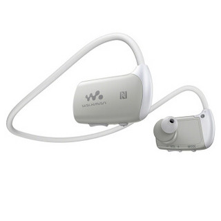 索尼（SONY）可穿戴式运动防水耳机mp3播放器 NWZ-WS615/W (白色) 蓝牙智能 16G