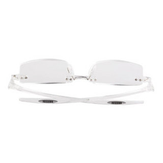 纳尼尼高档进口老花镜FM 意大利大师级制造超轻薄单手折叠老花眼镜 透明色150度