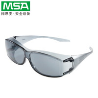 梅思安(MSA)10147350梅思安护目镜 新百固防护眼镜 抗冲击抗刮防风 可调节镜腿 透明镜片