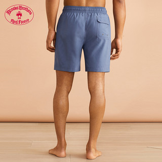 Brooks Brothers/布克兄弟男士遇水变色拉绳腰带logo款泳裤
