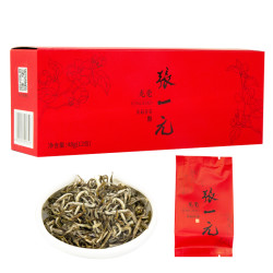 张一元 茉莉花茶特种龙毫袋装便携装 八次窨制香气浓郁花草茶