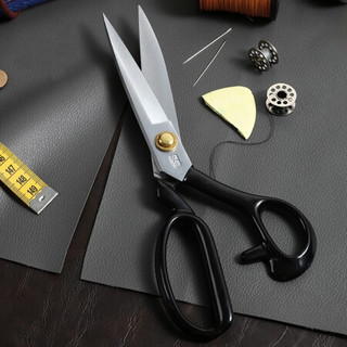 张小泉 大匠作服装剪子工业剪 锰钢裁缝剪刀礼盒装带卷尺 栽剪衣料的剪刀 11寸