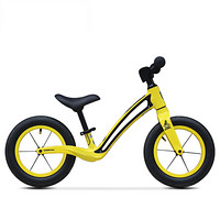 大行（DAHON）儿童平衡车滑步车3-7岁宝宝学步车溜溜车12英寸无脚踏单车 灵动黄