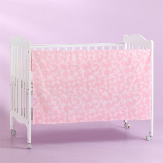 米乐鱼 婴儿床单新生儿童宝宝床垫四季通用床垫被单 荷兰蝴蝶90X150cm