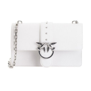 PINKO 品高 女士皮质链条单肩包1P21LYY65Z 中号