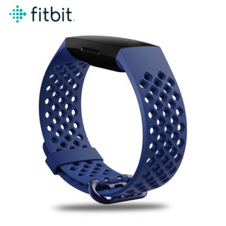 Fitbit 智能运动手环 Charge 4 SE 特别运动版 心率睡眠监测 50米防水自动锻炼识别 海军蓝/暴风蓝