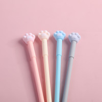 晨光猫爪高颜值中性笔萌宠小物创意学生办公考试用可爱软萌少女心插拔全针管中性笔组合套装文具