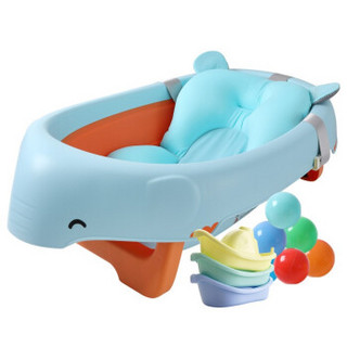 rikang 日康 RK-X1020 婴儿浴盆 蓝色带浴垫