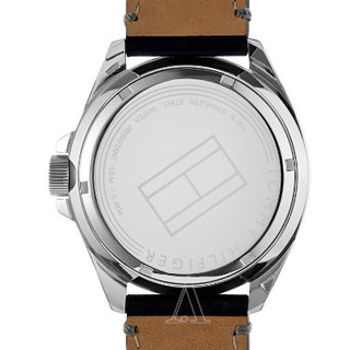 TOMMY HILFIGER Declan 1791131 男士手表 47mm 黑色 黑色 皮革