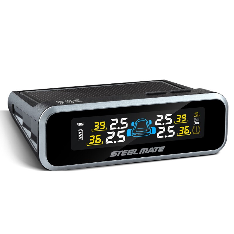 铁将军e3太阳能低能耗充电胎压监测漏气预警外置式