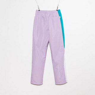 AND1女运动长裤 2020春季新款潮流运动女梭织长裤AEL8333 浅紫色 M