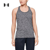 安德玛官方UA Tech Twist女子运动背心Under Armour1275487 黑色001 M