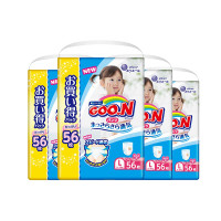 GOO.N 大王 维E系列 女宝拉拉裤 L56*4包