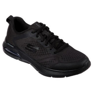 SKECHERS斯凯奇男鞋系带网面拼接日常鞋休闲鞋52559 BLACK 11