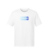 Kappa卡帕男运动短袖印花休闲T恤夏季圆领半袖2020新款|K0A32TD29 漂白-001 XXL