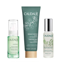 CAUDALIE 欧缇丽 油性肌肤清洁控油套装 3件套(清洁面膜75ml+精华液30ml+皇后水30ml)