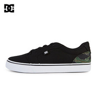 DC SHOES20春夏新款迷彩撞色帆布透气男士休闲运动鞋ADYS300036 黑夹色 44