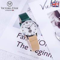 维多利亚·海德VICTORIA HYDE手表英伦复古女士vh手表时尚石英腕表个性女表真皮表带 VH7003L