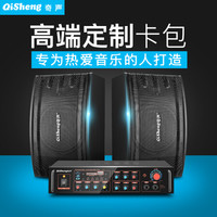 QiSheng/奇声 智能语音双系统 家庭KTV音响套装+6.5寸音响+功放