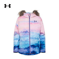 安德玛官方UA Laila Printed女童运动夹克Under Armour1351405 粉红色694 童S