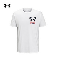 安德玛官方UA QT M China男子运动短袖T恤Under Armour1362838 白色100 M