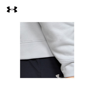 安德玛官方UA Performance男子圆领运动卫衣Under Armour1342968 灰色015 M