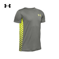 安德玛官方UA MK1男童短袖运动T恤Under Armour1345660 绿色388 童XL