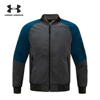 安德玛官方UA Move Light男子飞行员运动夹克Under Armour1346322 灰色019 XXL