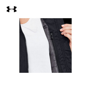 安德玛官方UA Move Light女子飞行员运动夹克Under Armour1346325 黑色001 S