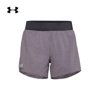 安德玛官方UA Launch SW女子运动短裤Under Armour1342841 紫色590 S