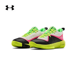 安德玛官方UA 库里SC 3ZER0 IV儿童运动篮球鞋Under Armour3023918 白色102 39