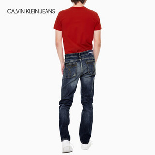 CK JEANS   男士中低腰合体紧身牛仔裤CKJ027 J312936 911-蓝色 34