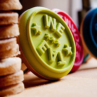 SUCK UK 饼干磨具印章3D立体烘焙家用饼干模具 蓝色饼干烘焙模具