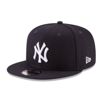 MLB男女帽子棒球帽遮阳帽平檐New York Yankees运动帽可调节2977008 Navy