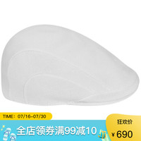 Kangol帽子男帽女帽春夏前进帽鸭舌帽6915BC-1 White L