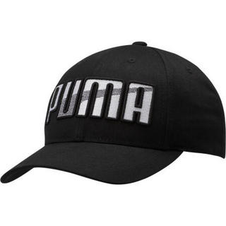 Puma彪马男女棒球帽遮阳帽Logo鸭舌帽纯棉纯色休闲928202 Black OSFA
