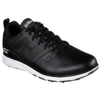 SKECHERS斯凯奇男鞋系带百搭鞋休闲鞋54538 BLACK/SILVER 10