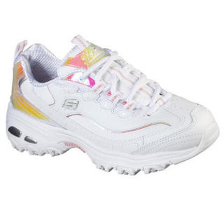 SKECHERS斯凯奇女鞋厚底透气老爹鞋舒适休闲熊猫鞋149142 WHITE 3