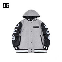 DCSHOECOUSA LETTERMAN 19冬男子休闲外套运动棉衣 5410J902 灰夹色-KNFH XL