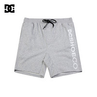 DCSHOES 2020春夏新款LOGO胶印腰部系带男士休闲短裤GDYWS20103 灰夹色 L