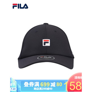 FILA 斐乐官方 情侣棒球帽 2020夏季新款休闲运动百搭情侣棒球帽 传奇蓝-NV XS