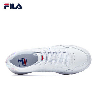 FILA 斐乐 Morden Chic-FMC系列 女士运动板鞋 F12W034322F-WB 斐乐白/深邃蓝 35.5