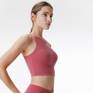 HOTSUIT后秀 塑形系列 运动背心女 2020夏季新款美背塑形文胸bra跑步健身瑜伽上衣 木紫色 M