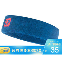 LP 661 棉质头部汗带束发带 护头导汗带 运动吸汗带 蓝色 均码